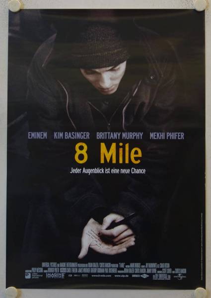 8 Mile original release german movie poster